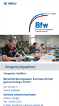Mobile Screenshot of bfw-sachsen-anhalt.de